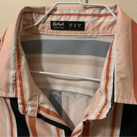 Striped button up shirt - Picture 2 of 3